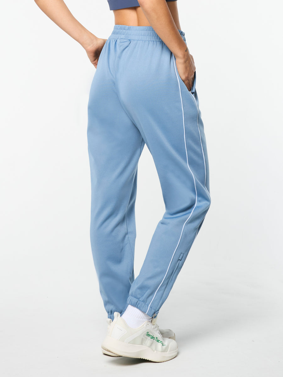 Miss Lioni Track Pant- Faded Denim