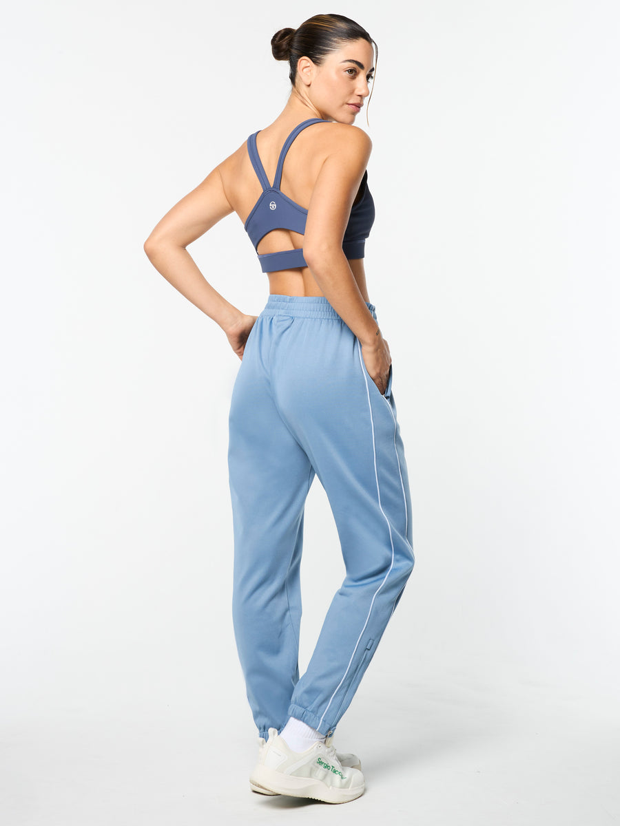 Miss Lioni Track Pant- Faded Denim