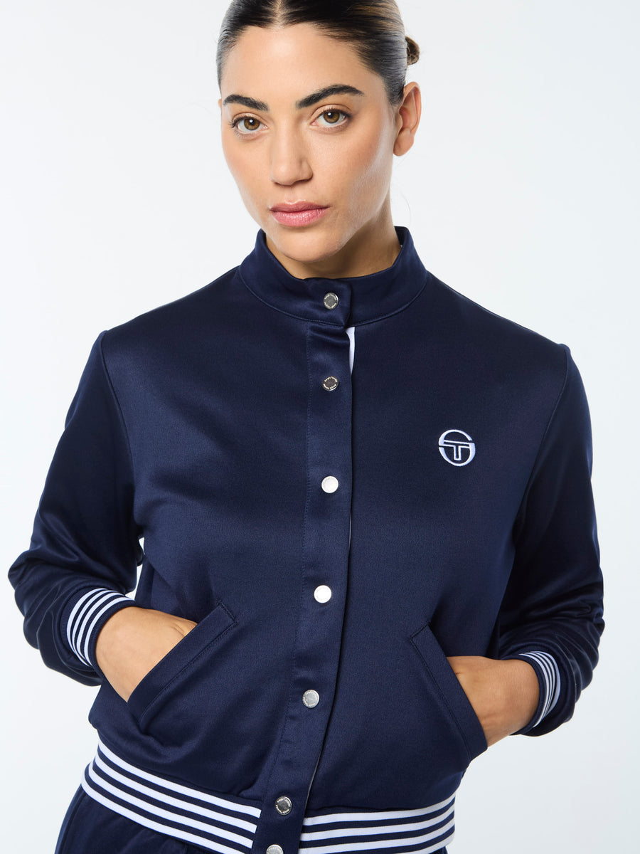 Sienna Track Jacket- Maritime Blue