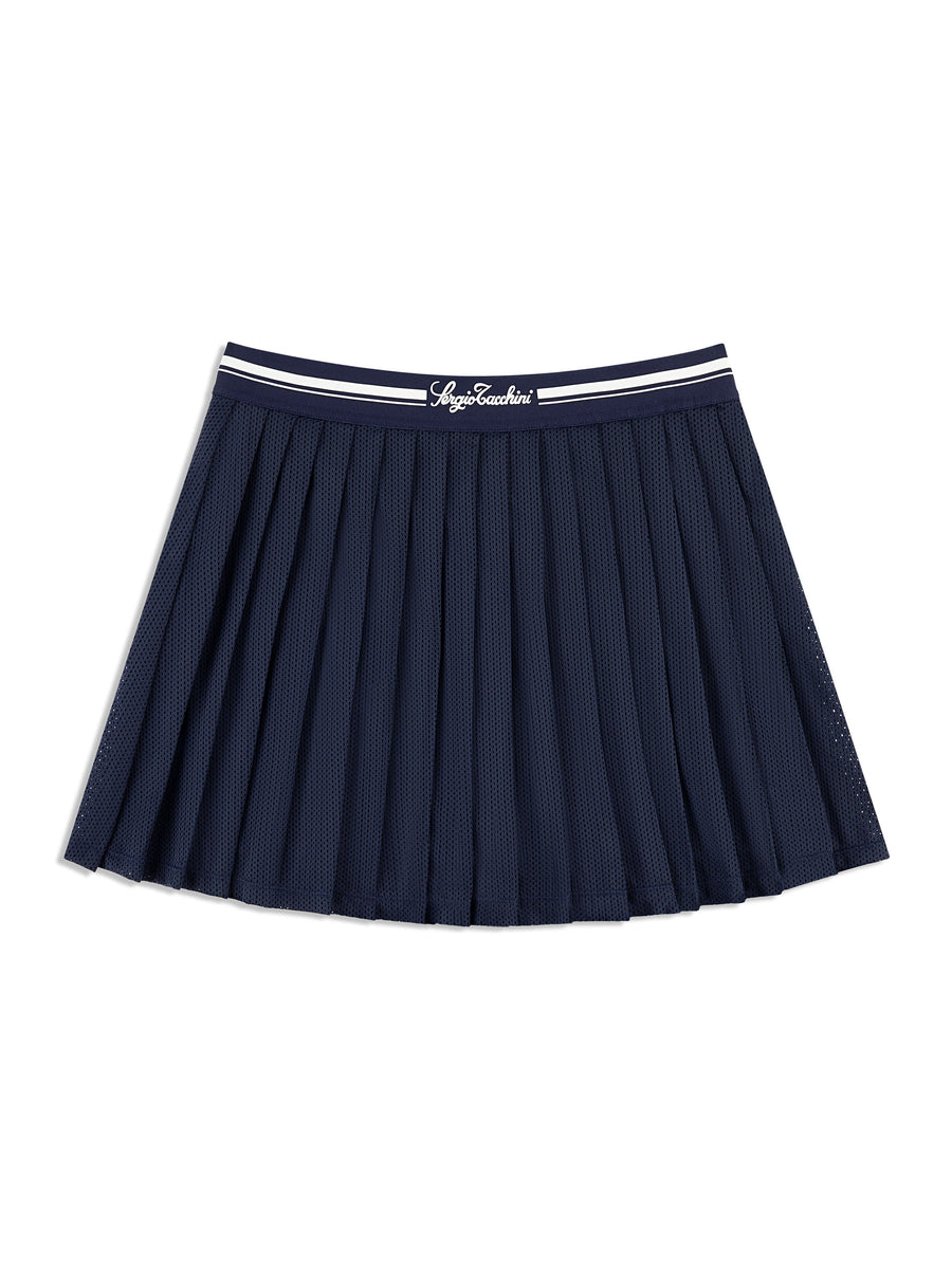Verona Mesh Skort- Maritime Blue
