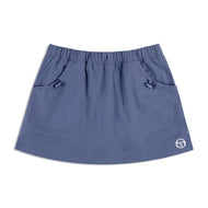 Aria Track Skirt- Blue Indigo