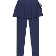Delfina Leggings w/Skirt- Maritime Blue