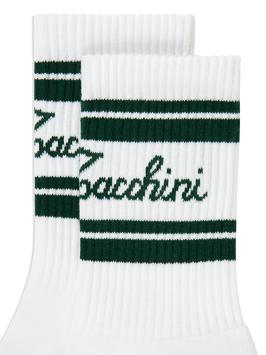 Clasico Script Logo Sock- Rainforest