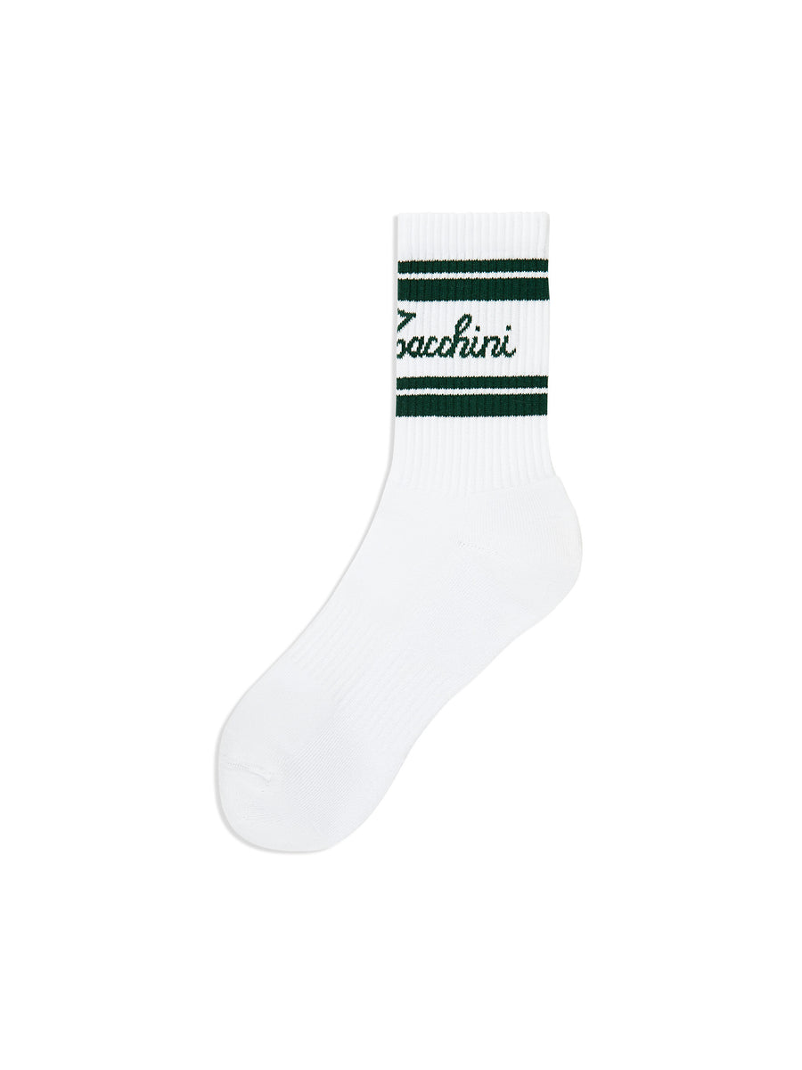 Clasico Script Logo Sock- Rainforest