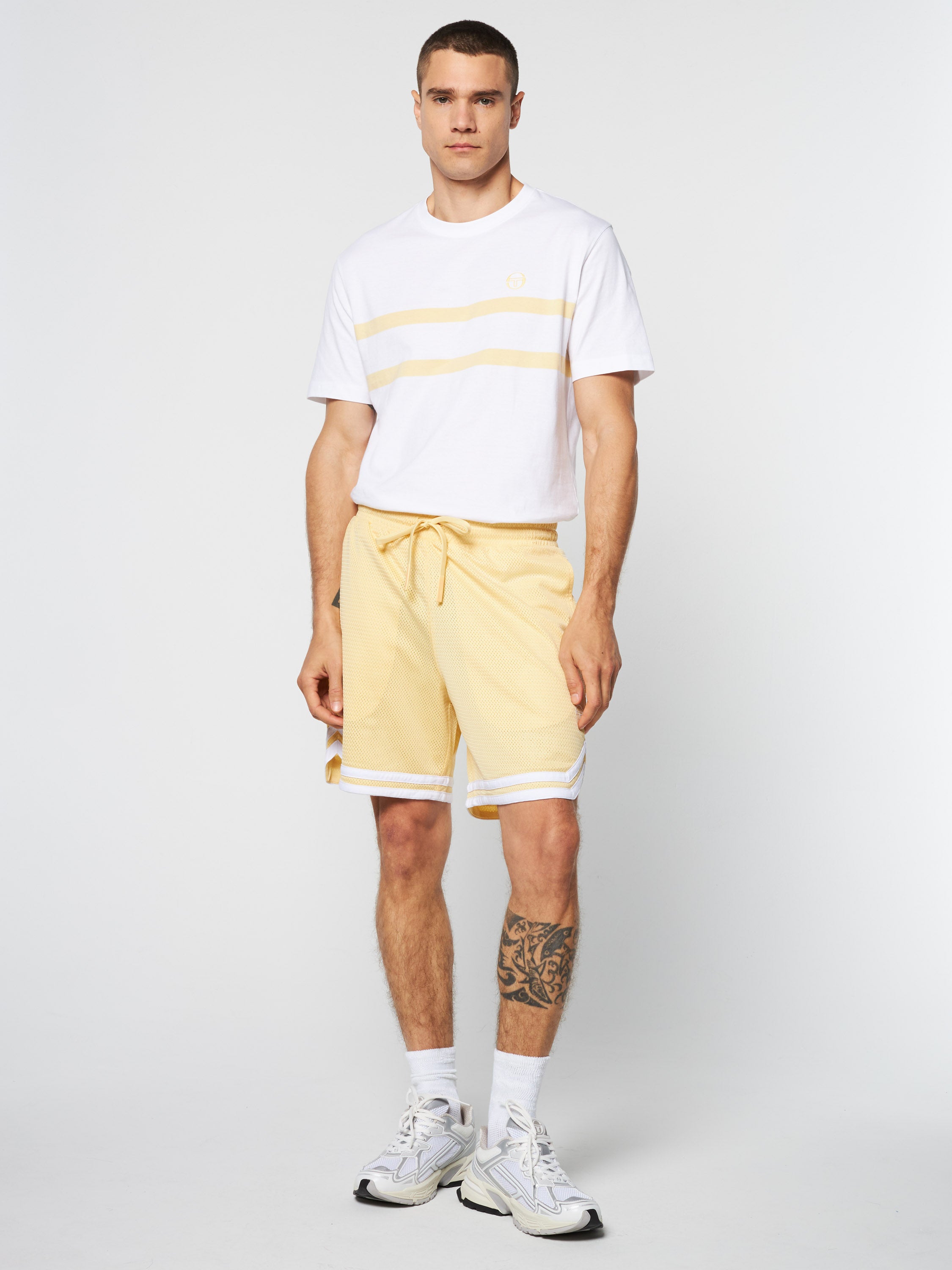 Spazio Banda Mesh Short- Golden Haze – Sergio Tacchini