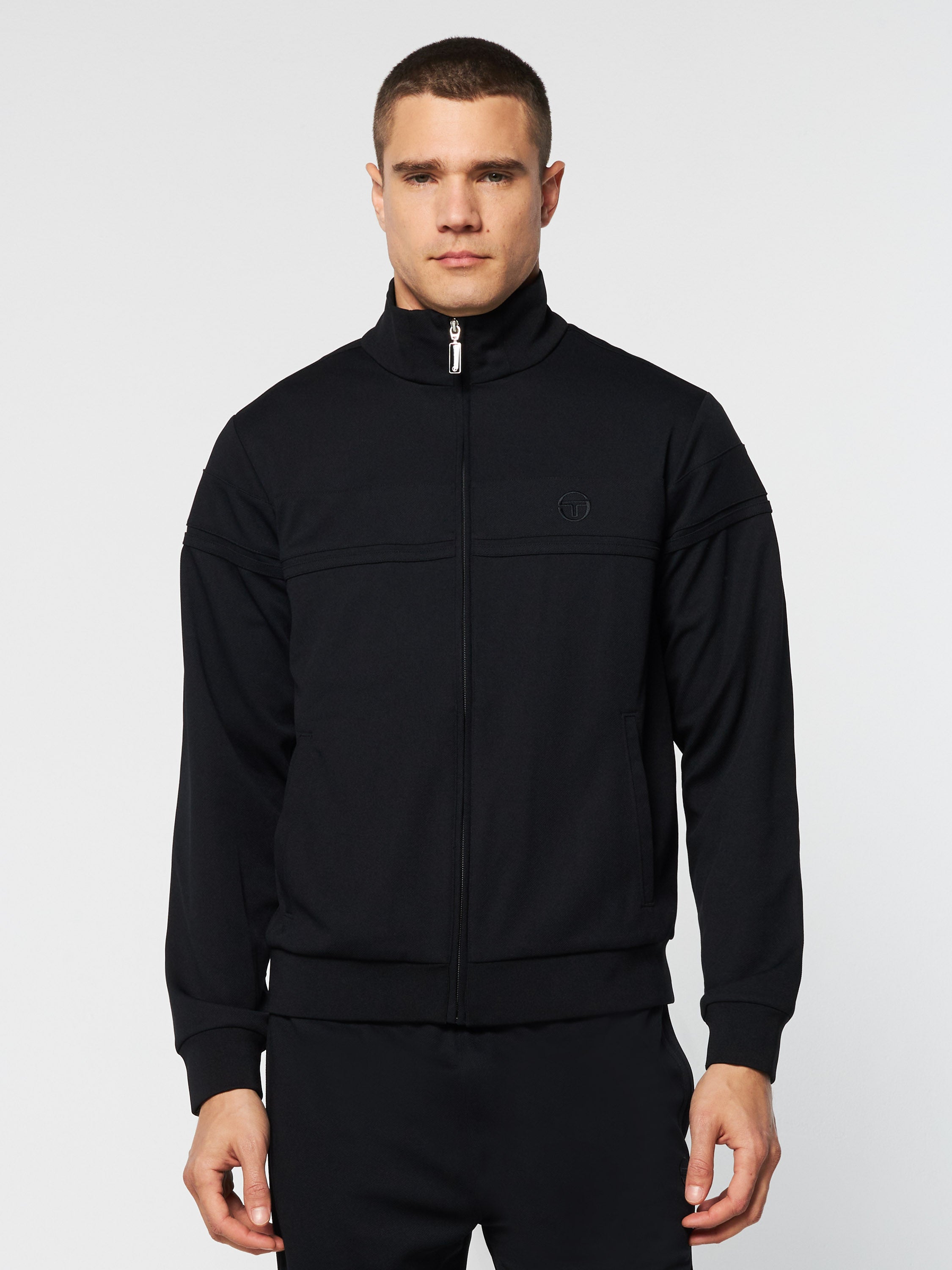 Damarindo Track Jacket Archivio- Black/ Black – Sergio Tacchini