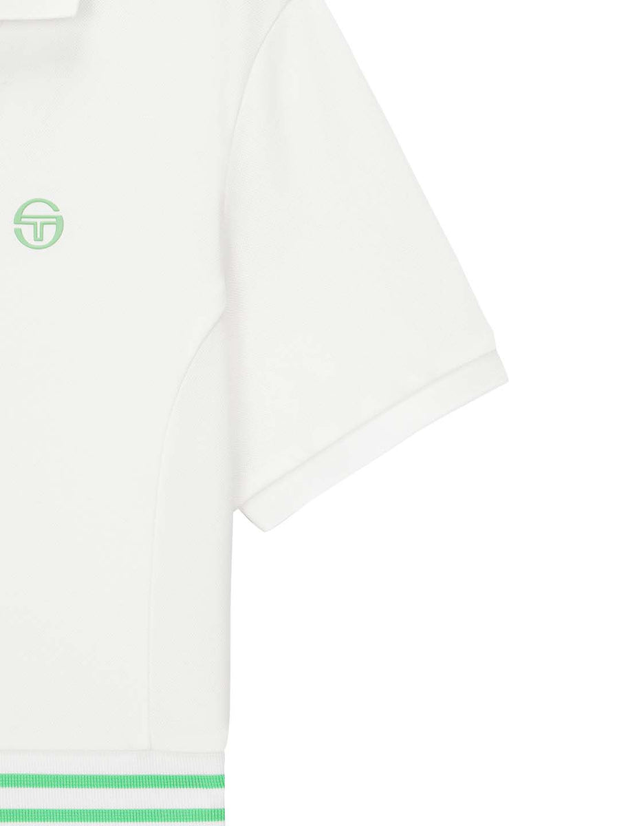 Essential Piqué Collar Dress- Off White