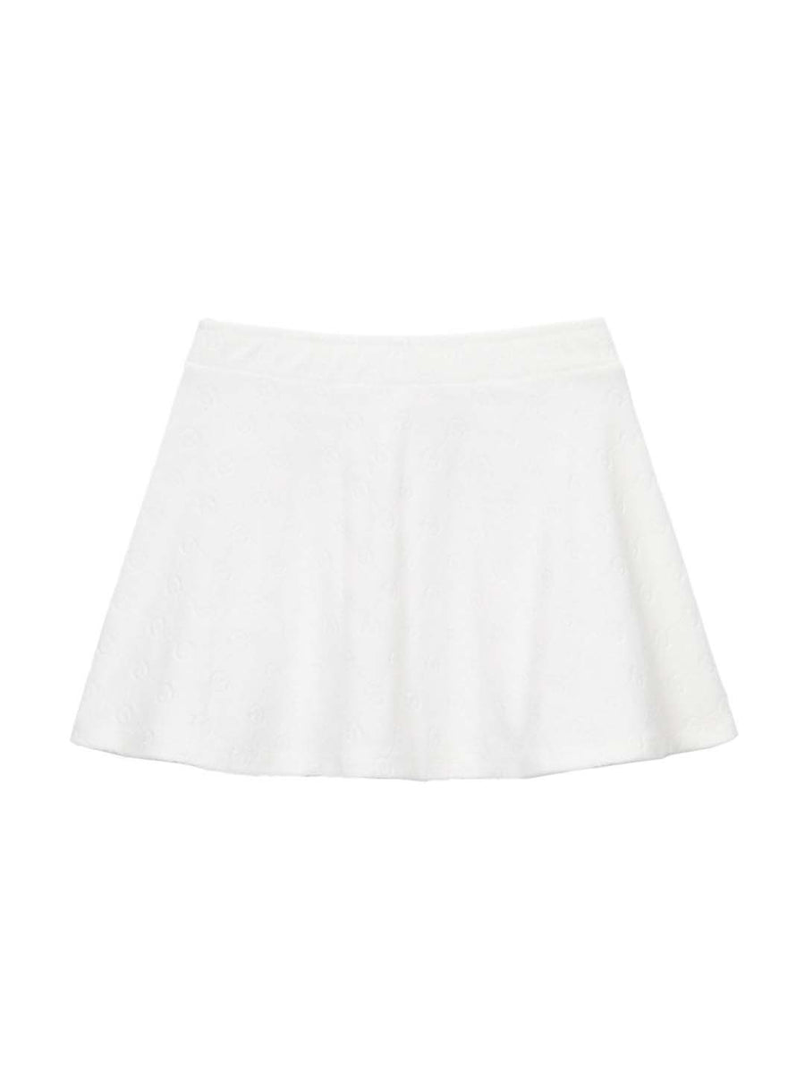 MC Terry Flare Skirt- Off White