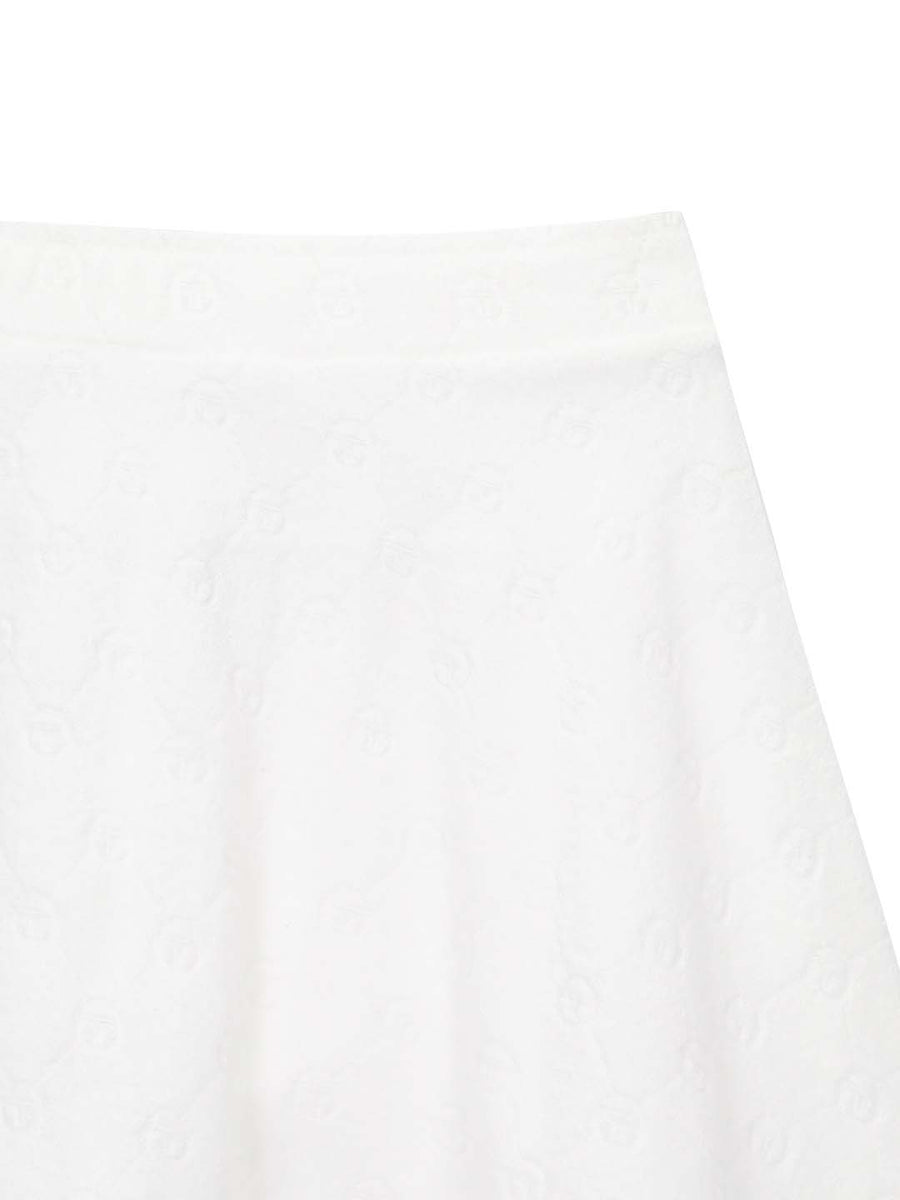 MC Terry Flare Skirt- Off White