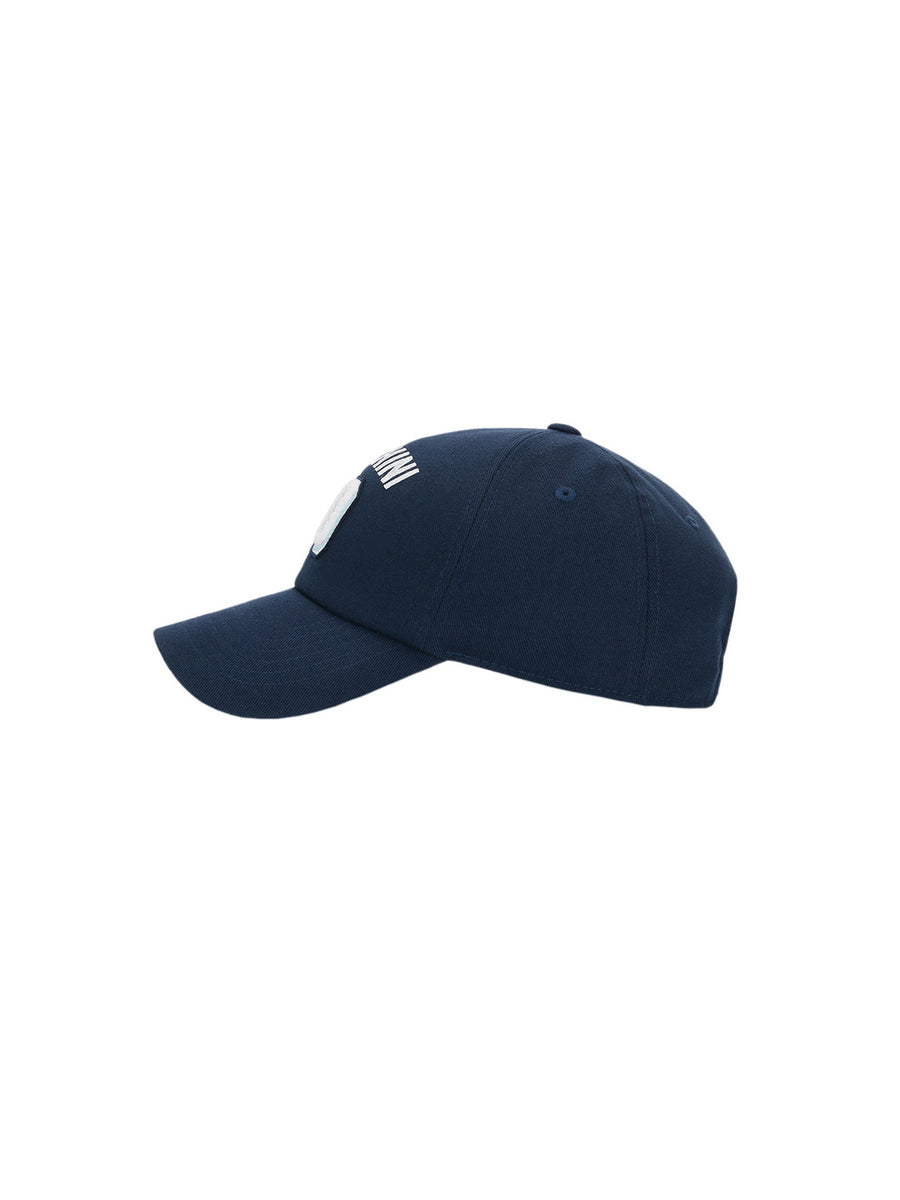 Fleece Embroidered Ball Cap-Navy