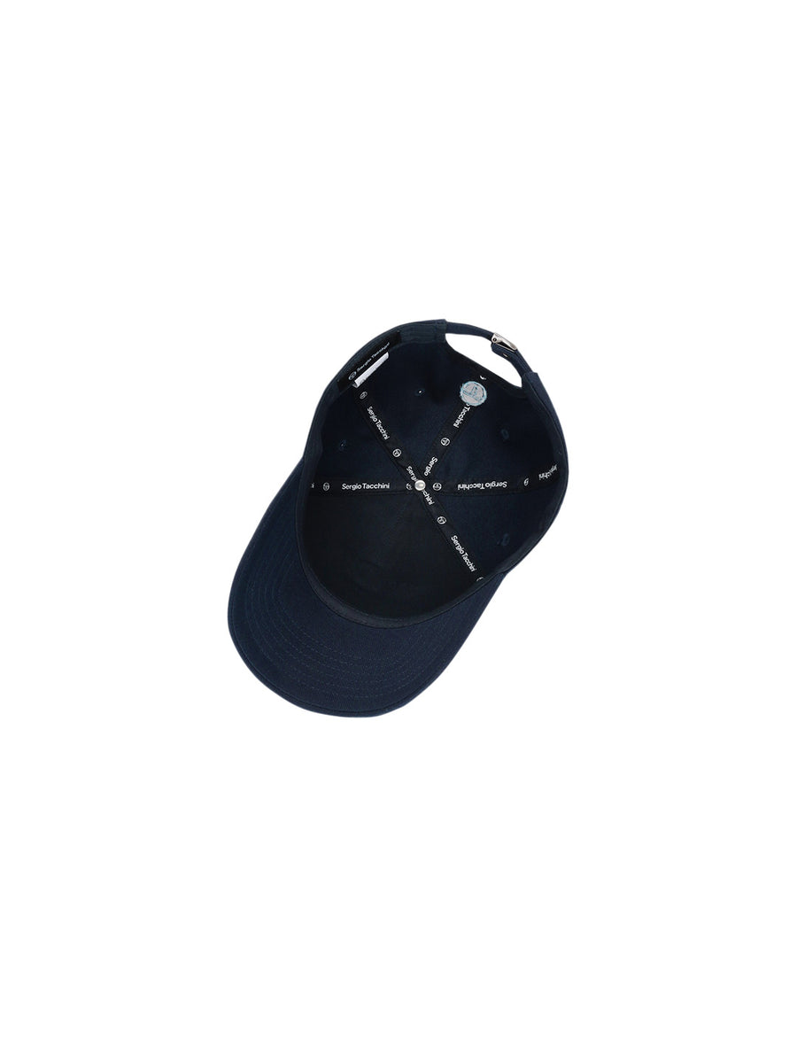 Fleece Embroidered Ball Cap-Navy