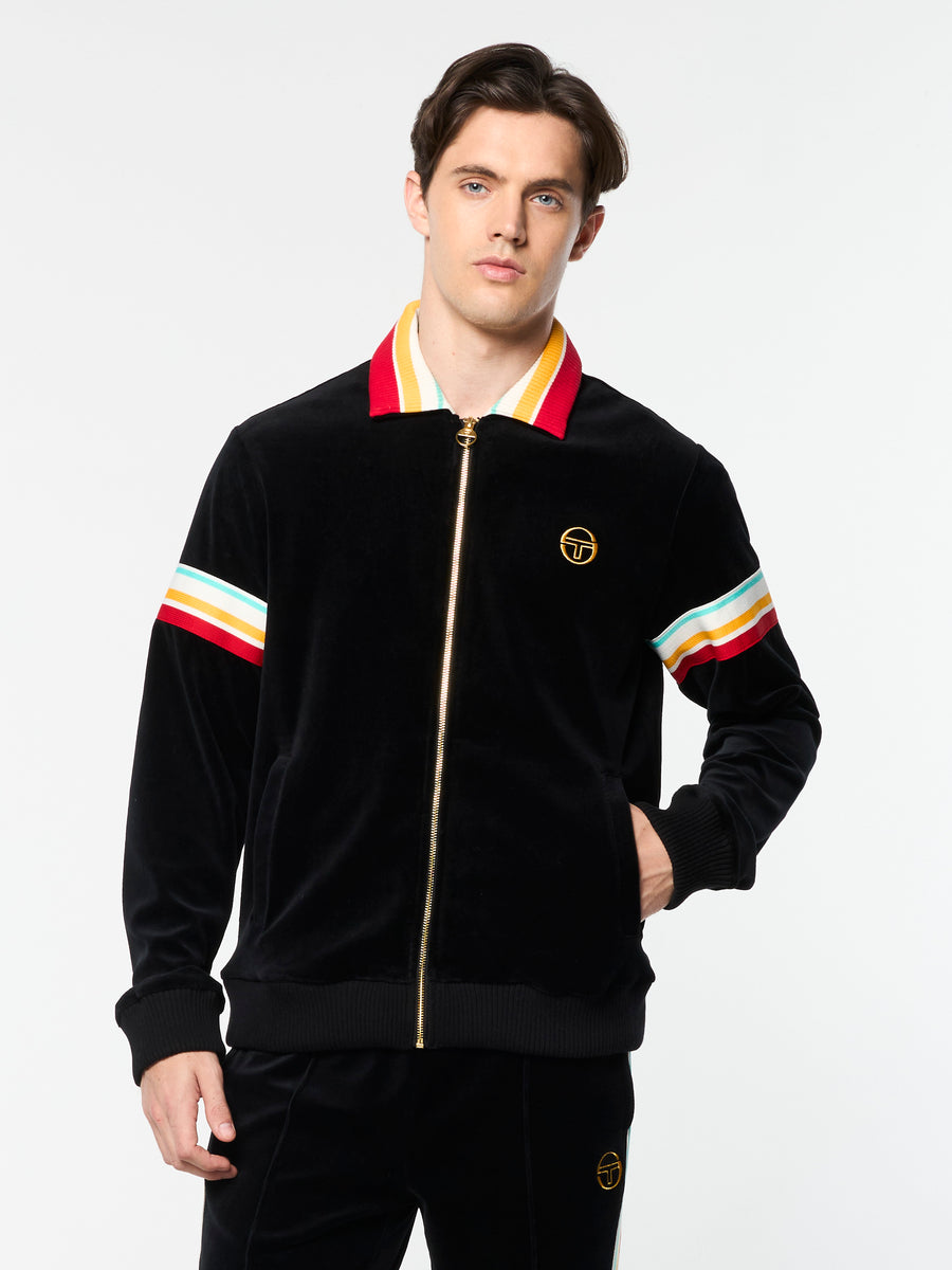 Slice Track Jacket- Black/ Black