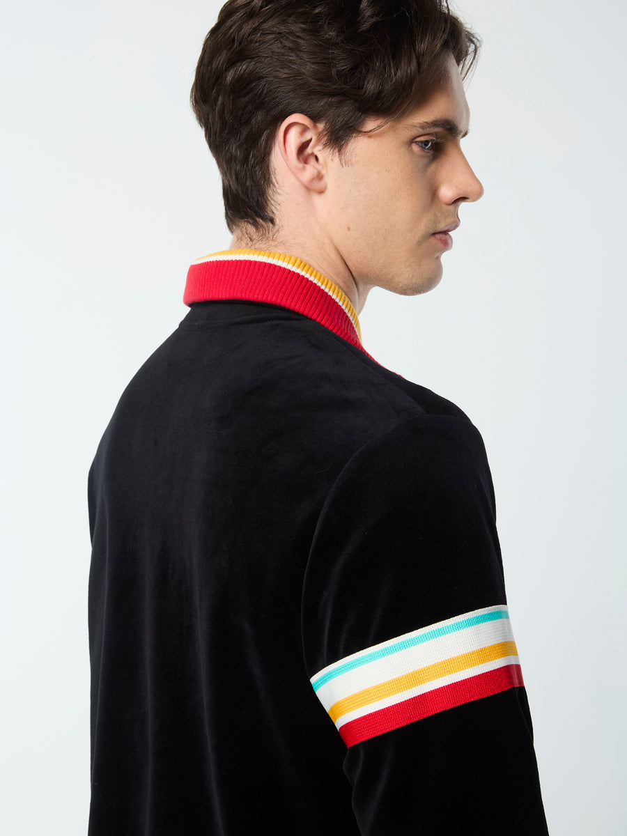 Slice Track Jacket- Black/ Black