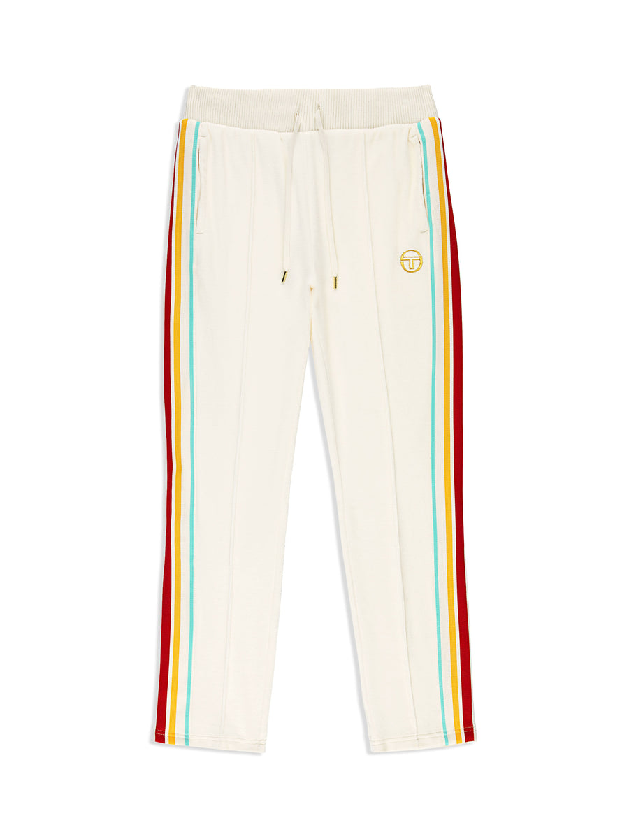 Slice Track Pant- Gardenia/ Gold