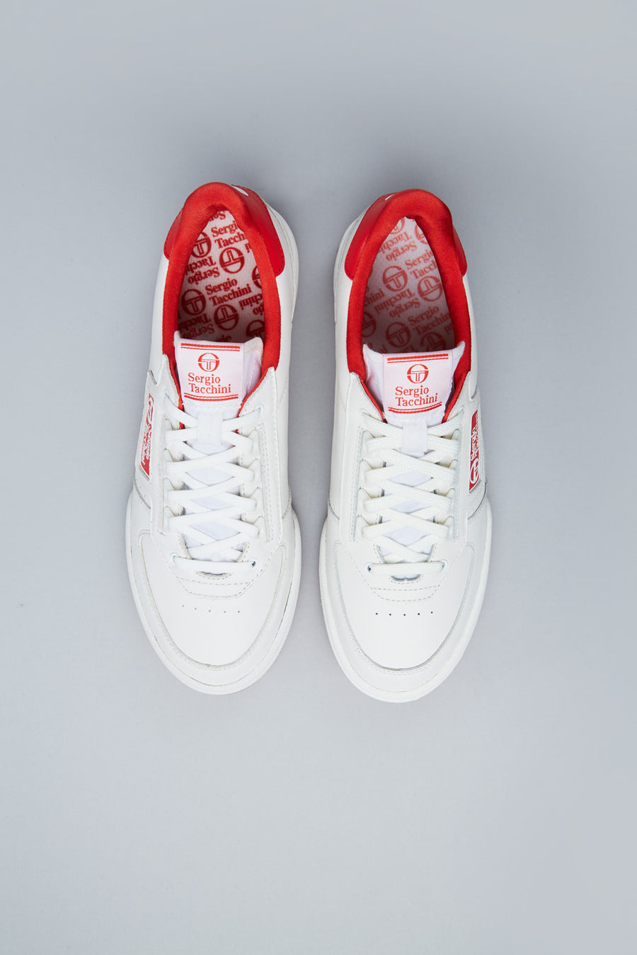 NEW YOUNG LINE SNEAKER - WHITE/RED