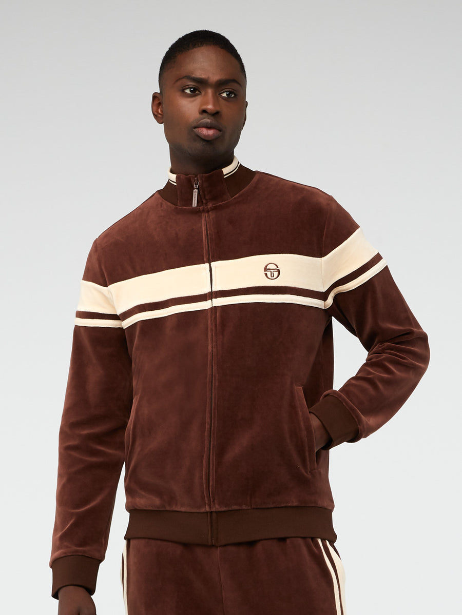 Velour Damarindo Tracksuit - CHOCOLATE FONDANT