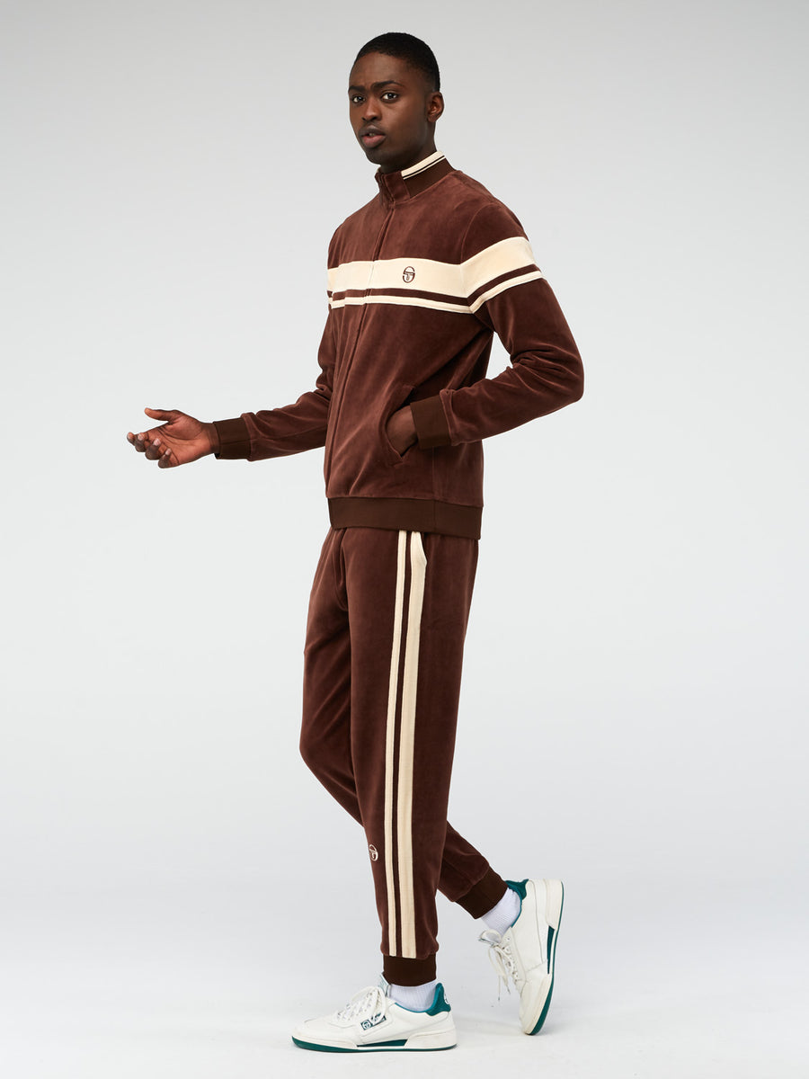 Velour Damarindo Tracksuit - CHOCOLATE FONDANT