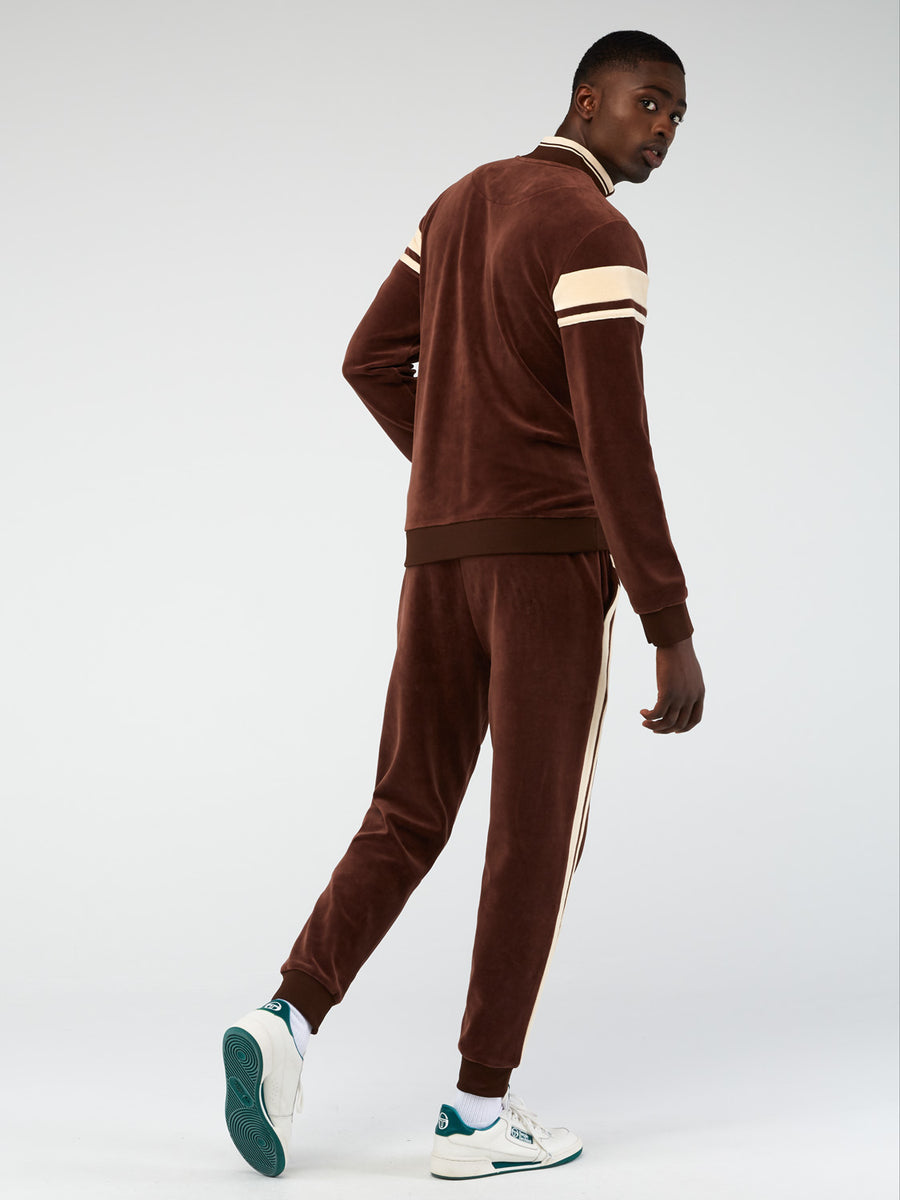 Velour Damarindo Tracksuit - CHOCOLATE FONDANT