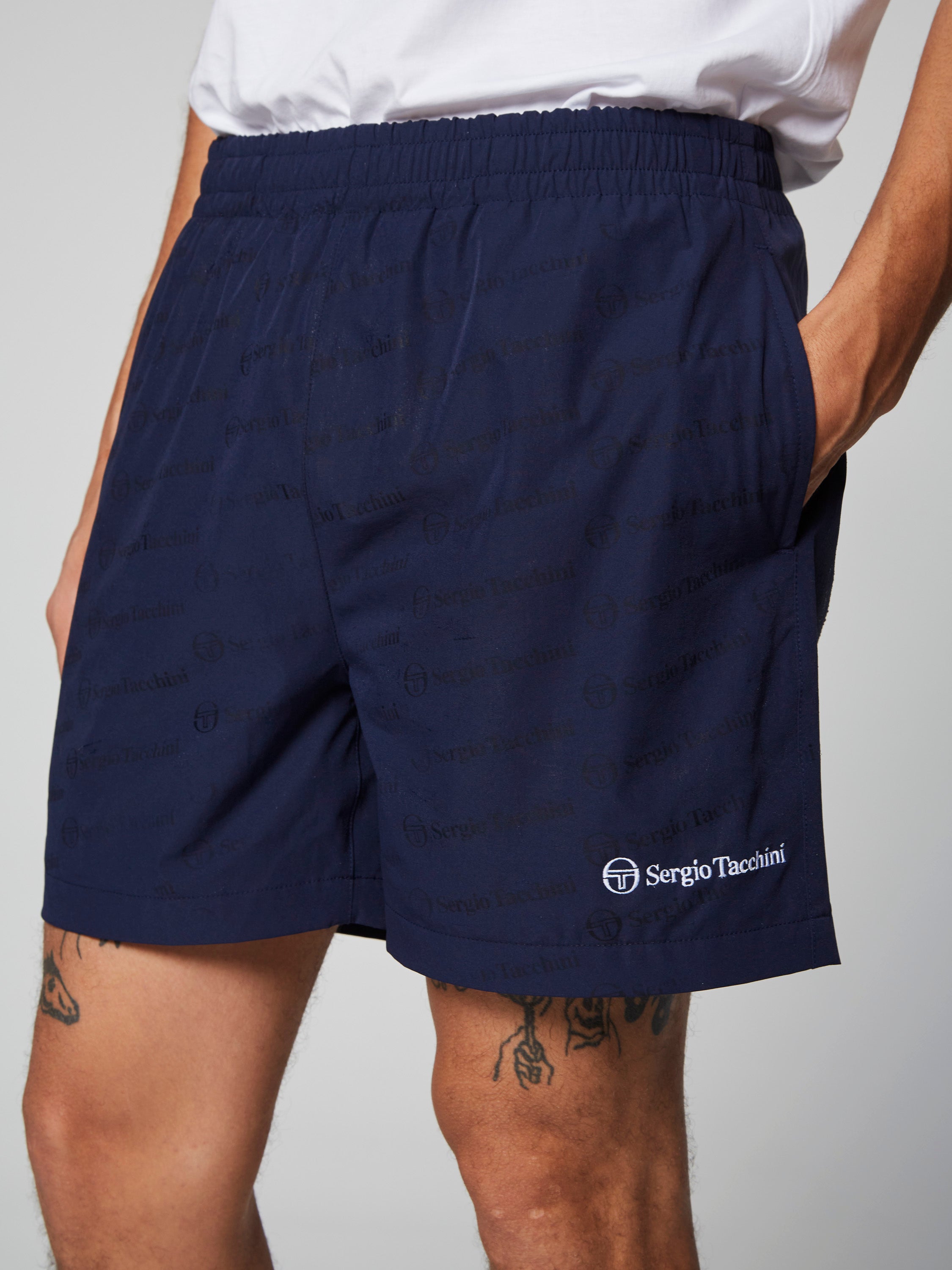 Merlata Water-Reactive Swim Short- Maritime Blue – Sergio Tacchini